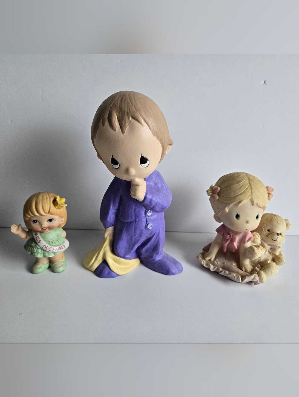 Baby Child Figure Figurine Lot Vtg
